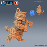 Cat Folk Tribe Axe 3D-printed model